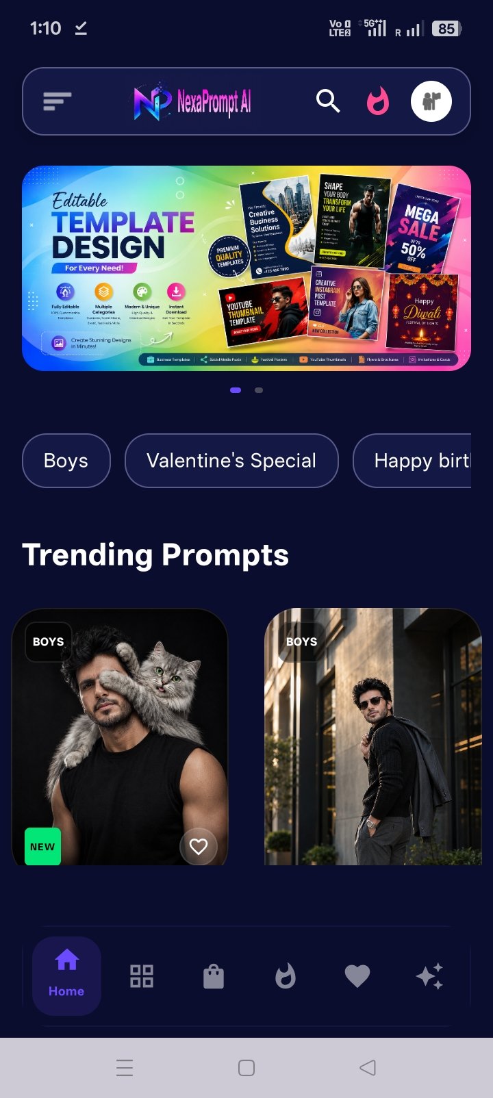 Nexa Prompt AI Interface